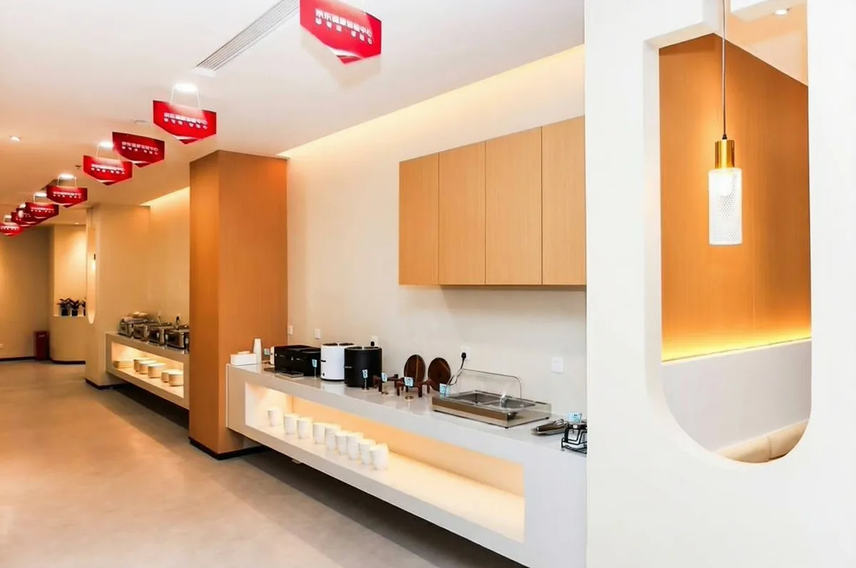 Breakfast service area at JD Health Screening Centre — Signature Executive assessment