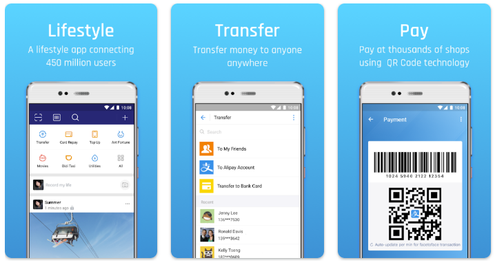 alipay app screenshots