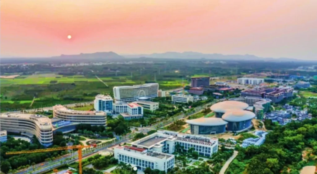 Boao Lecheng hospital campus in Hainan — international medical facilities with regulatory clearance for advanced cellular therapies