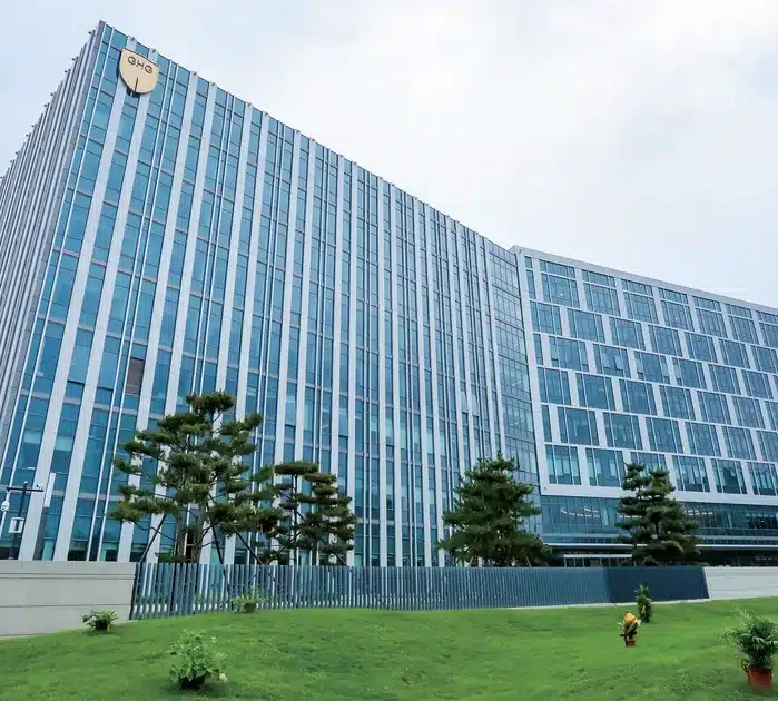 Beijing GoBroad Hospital interior &mdash; cancer treatment facility in Changping Life Science Park